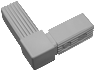 Multi-way square tube connectors