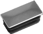 Chromium surface rectangular tube insert