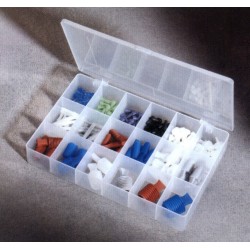 Kit tapered caps from OD 4/2 to 28/26 mm + Tears - Silicone