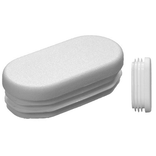 Oval inserts for tube OD 30x15 mm Wall 1-2,5 - White