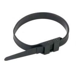 Cable ties with double locking - Width 9 Length 500 mm - PA Black