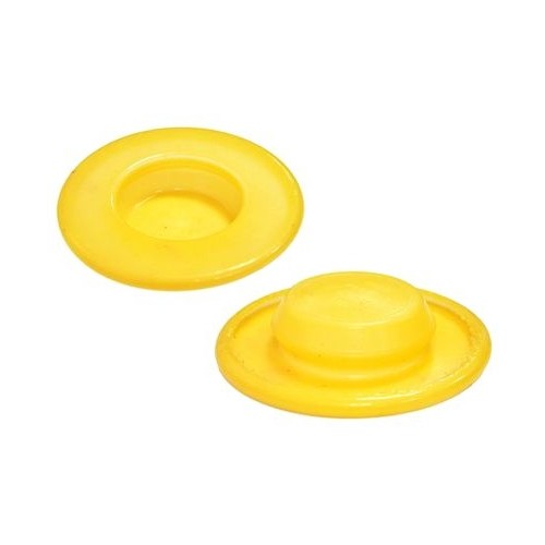 Push in flange cover with layer Ext Dim 494 mm - C 625 mm - DN500 20 - Yellow