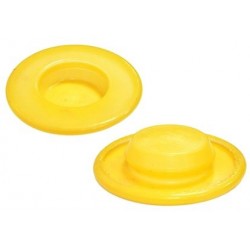 Push in flange cover with layer Ext Dim 596 mm - C 725 mm - DN600 24 - Yellow
