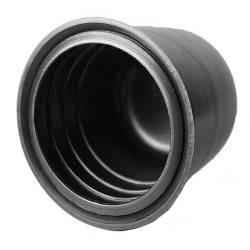 Bolt and nut caps M 72 SW 105 mm Ht. 150 mm - PE Black