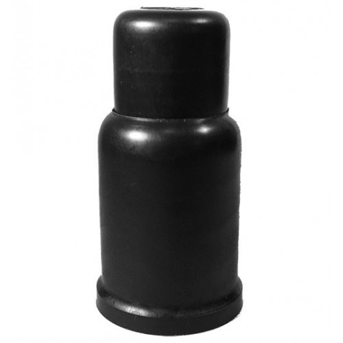 Cache écrou M 20 Clé 30 mm Ht. 102 mm Col 37 mm Télescopique PE Noir