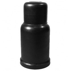 Cache écrou M 30 Clé 46 mm Ht. 96 mm Col 56 mm Télescopique PE Noir