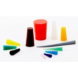 Kit multidimensions caps coniques ext1,6/0,4 à 11,1/6,4 mm - Silicone