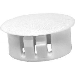 Cache tôle trou diam 152,4 - Epaisseur max 6,4 mm - PA66 V2 Blanc