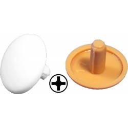 Cache vis diam ext. 3 Col.15 H  7 mm - Couleur