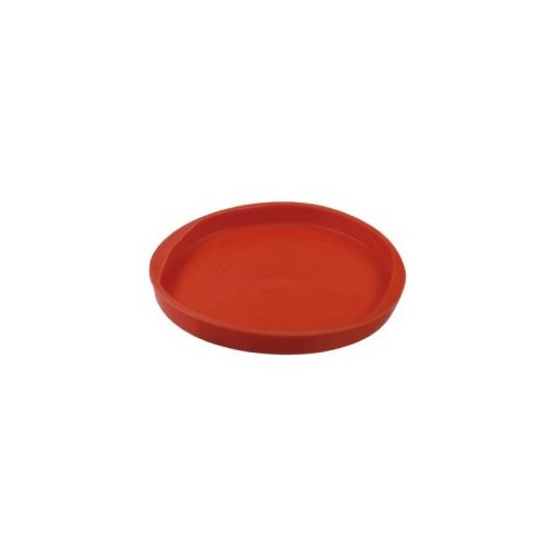 Tube End Plugs with Finger Grips OD 100 mm - Red