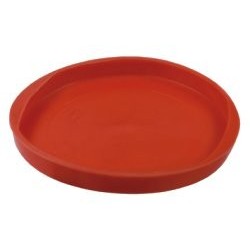 Tube End Plugs with Finger Grips OD  80 mm - Red