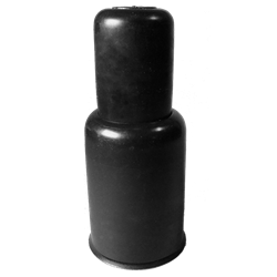 Cache écrou M 16 Clé 24 mm Ht. 66 mm Télescopique - PE Noir