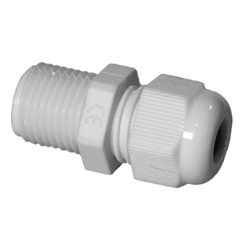 Cable glands M25X1.5 Thread length 10 mm Cable 9-16 mm PA White