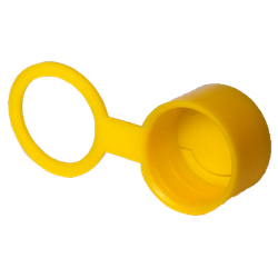 Cache robinet gaz DN 26,4 mm Type 1 - Jaune