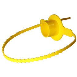 Cache robinet gaz DN 30 mm Type 4 - Jaune