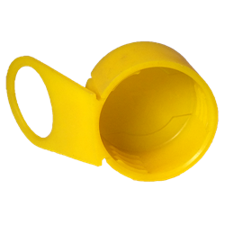 Cache robinet gaz DN 30 mm Type 5 Robinet NEVOC - Jaune