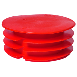 Caps à ailettes Diam ext 117 Ht 44 mm pour tube ext 117,5 mm évent