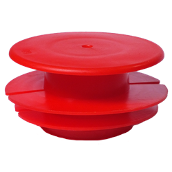 Caps à ailettes Diam ext 152 Ht 35 mm pour tube ext 152,4 - 5 1/2