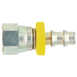 Cache tuyau auto-serreur Diam int. 27,5 Trou 20,5 Ht. 7,2 mm - Jaune