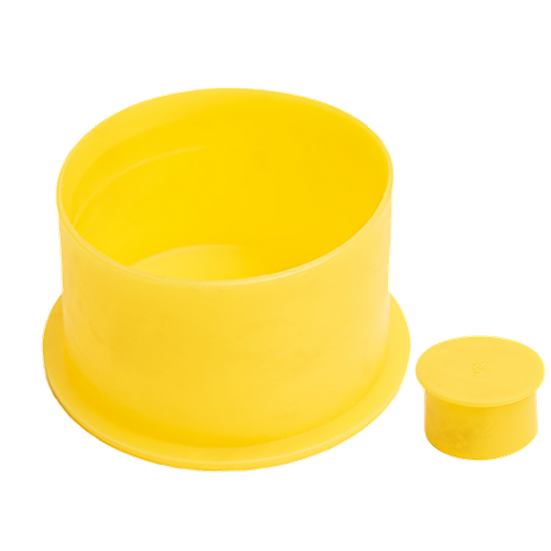 Capuchons Diam int. 10,7 - C 17 mm - 7/16 UNF/JIC - Jaune