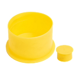 Capuchons Diam int. 21,4 - C 28 mm - M22 - Jaune