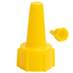 Bouchon autofiletable pour taraudage M10 - Col 16 mm - Jaune