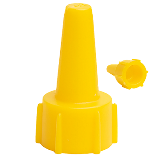 Self Tapping Collar Plug M10 - D 16 mm - Yellow