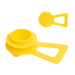 Bouchons pression Diam Ext. 11 Col. 14,6 mm à languette latérale