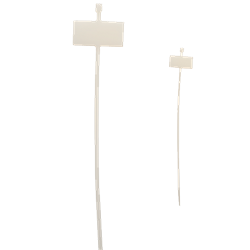 Liens 2,5x200   étiquette identification 15x30 mm Type T4 PA Naturel