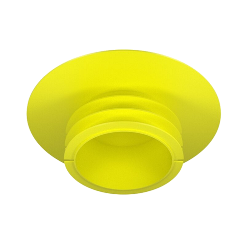 Face flange protectors Ext 18,5 mm - C 45 mm - DN15 - Yellow