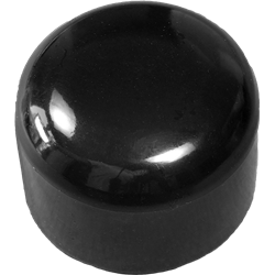 Embouts PE Diam int. 15 Ht. 15 mm - Noir