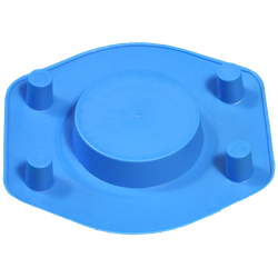 Protecteurs de brides SAE hexagonales 1 - PN 3000 - PE Bleu