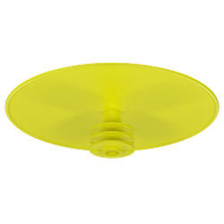 Protection bride totale Ext 30 mm - C 110 mm - DN25 - Jaune