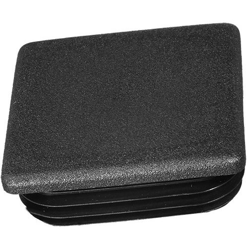 Embouts carrés pour tube Ext. 15x15 mm - Ep. 0,8-2 - Noir