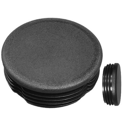 Embouts ronds pour tube Ext. 133 mm Ep. 2-6 - Noir