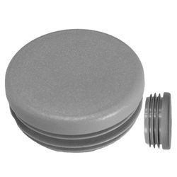 Round inserts for tube OD 23 mm Wall 0,8-3 - Grey