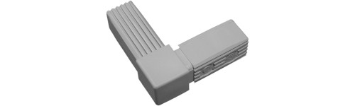 Multi-way square and round tube connectors