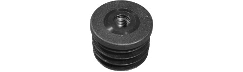 Embout à insert taraudé pour tube rond 30 - M10