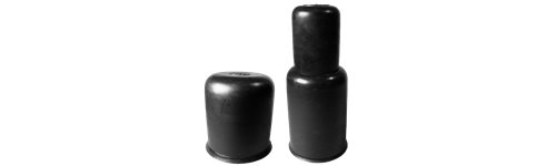 145Pcs Vis Boulon Couvre, Vis Écrou de Protection, Plastique Boulons  Capuchon, Cache Boulons Capuchon à Vis Étanche à la Poussière, Noir Kit