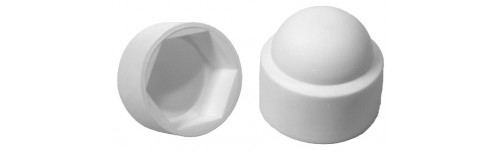 Bolt and nut cover - White