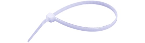Cable tie and plastic clamp collar - Natural