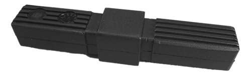 Multi-way square tube connectors - Flat Square Black