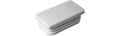 Bouchons rectangulaires à ailettes avec dessus coudé - MOCAP - Embouts  rectangulaires pour tube avec dessus coudé, taille métrique ou impériale