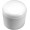 Embout recouvrant rond PVC et PE – Hauteur standard - Blanc